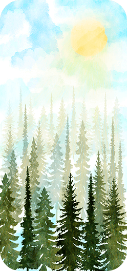 Mountain Trees Day